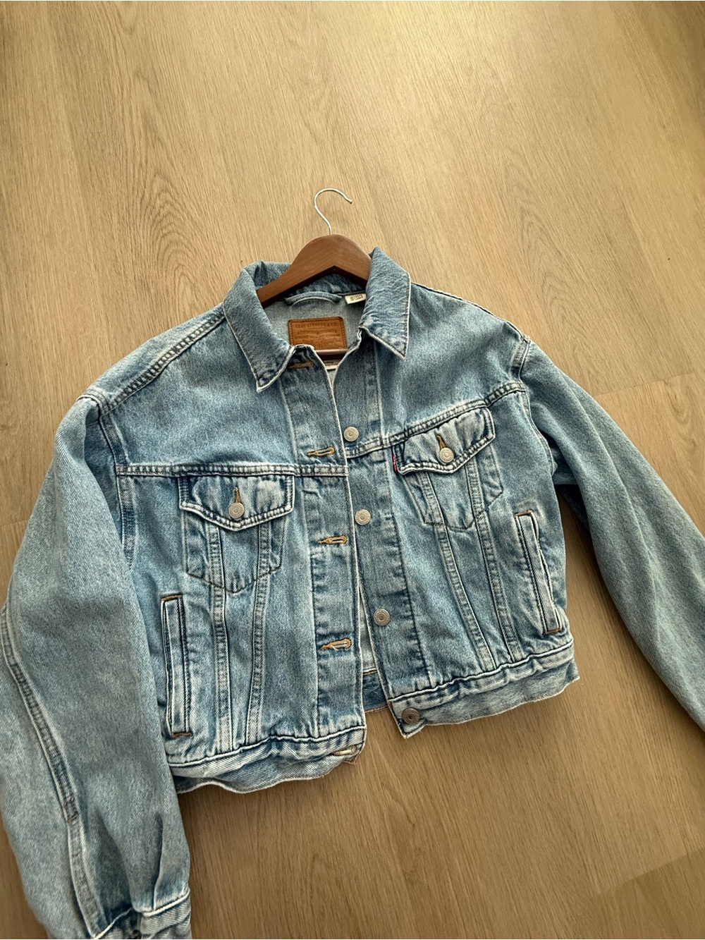 Levi's Light Blue Washed Denim Jacket